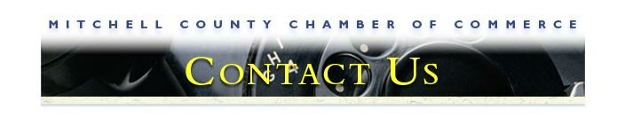 Contact the Mitchell County Chamber of Commerce